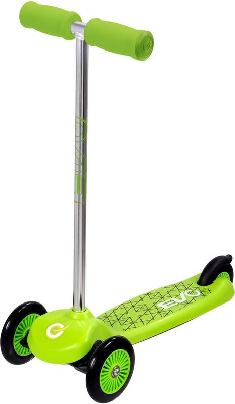 Halfords EVO Evo Move N Groove Scooter, Lime Green | Extra 8% off for BC Members