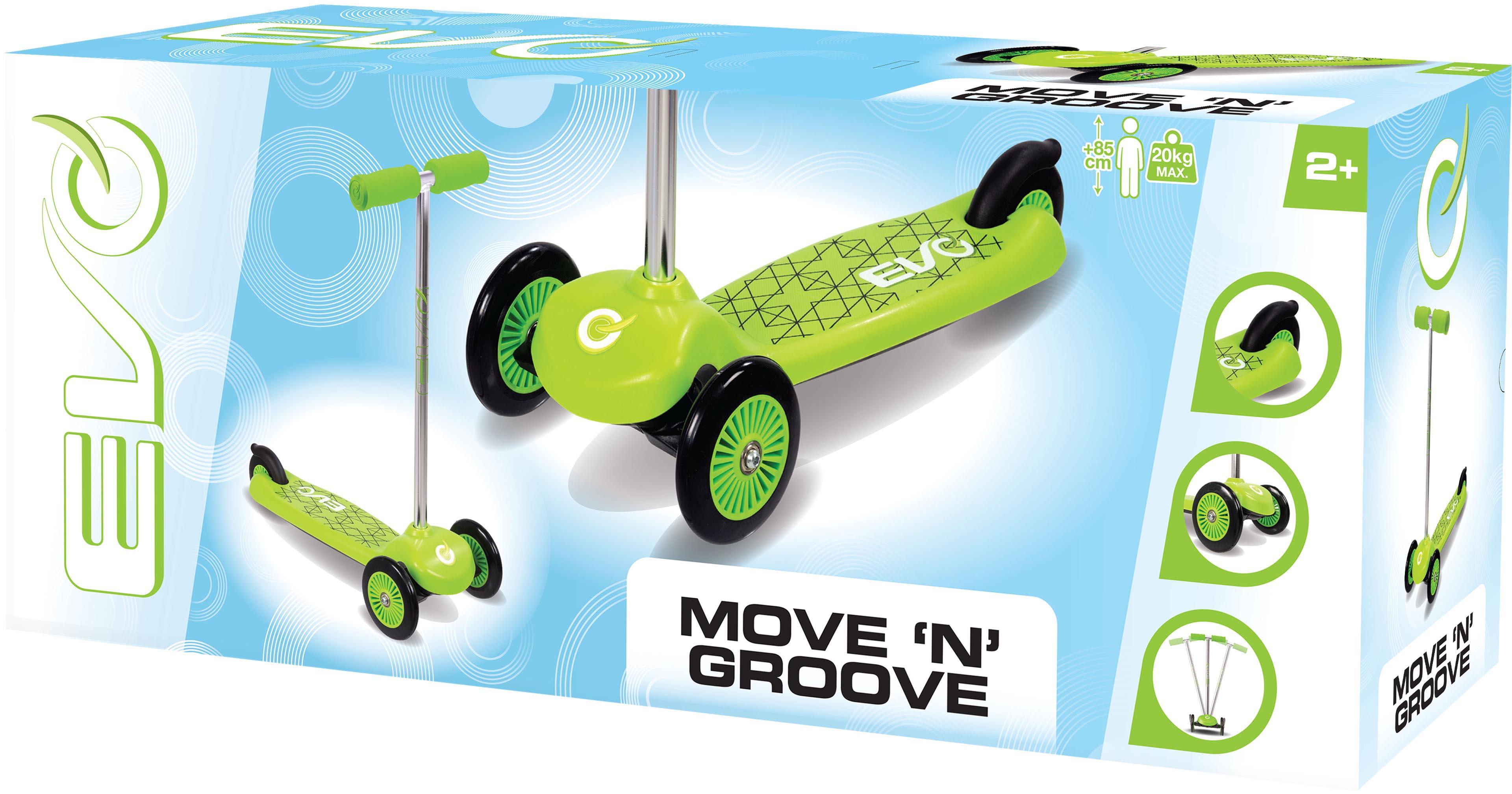 EVO Move n Groove Scooter, Lime Green