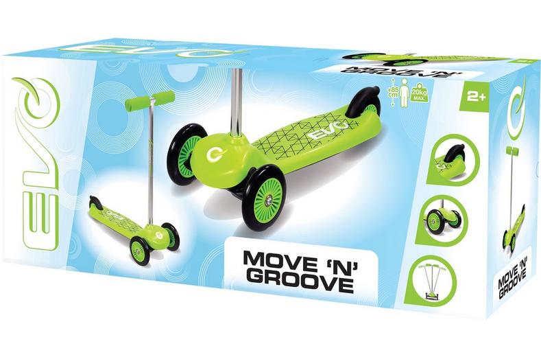 EVO Move n Groove Scooter, Lime Green EVO Move n Groove Scooter, Lime Green