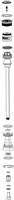 Halfords RockShox Rockshox Debonair Fork Spring Assembly Psylo Gold 35Mm A1+ 2025+, 150Mm | Extra 8% off for BC Members