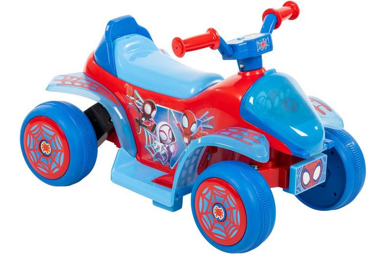 Huffy Disney Spidey Ride on Toy Quad 6v Huffy Disney Spidey Ride on Toy Quad 6v