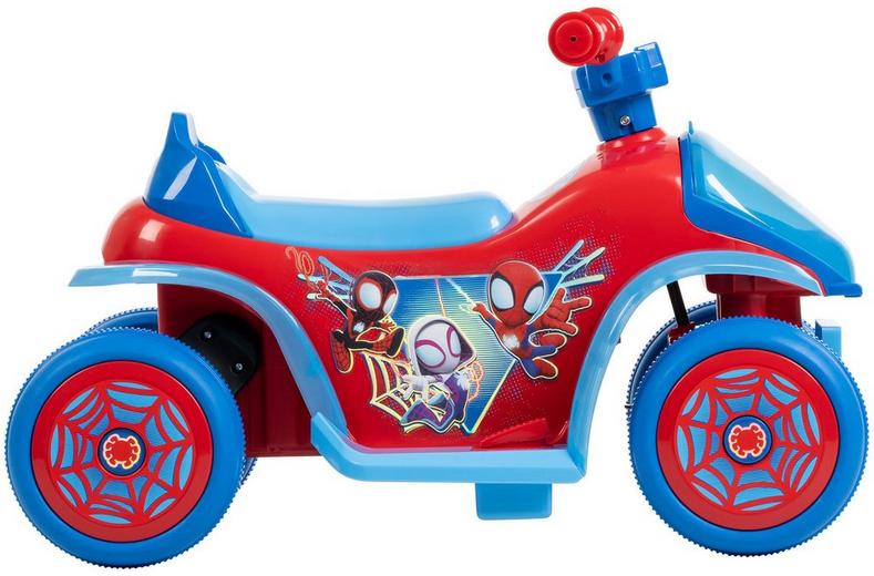 Huffy Disney Spidey Ride on Toy Quad 6v Huffy Disney Spidey Ride on Toy Quad 6v