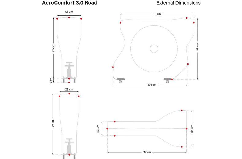 Scicon Aerocomfort 3.0 Road Bike Travel Bag Scicon Aerocomfort 3.0 Road Bike Travel Bag
