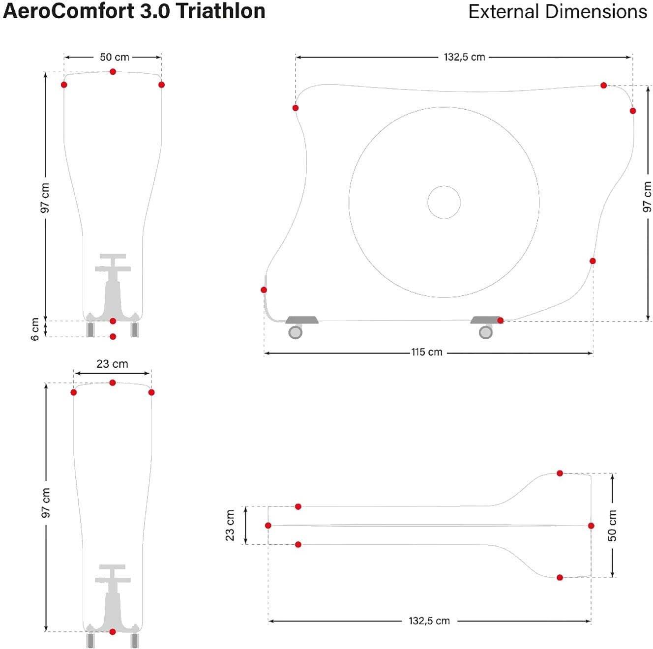 Scicon Aerocomfort 3.0 Triathlon Bike Travel Bag