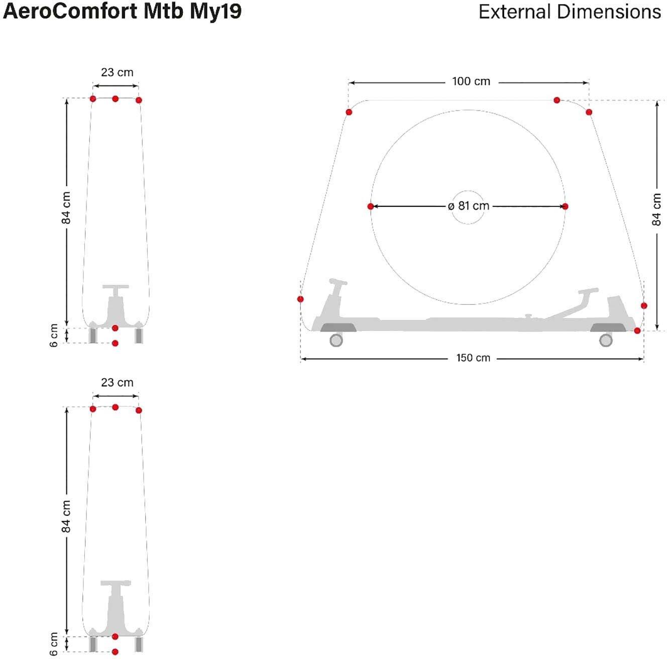 Scicion Aerocomfort MTB Bike Travel Bag MY19