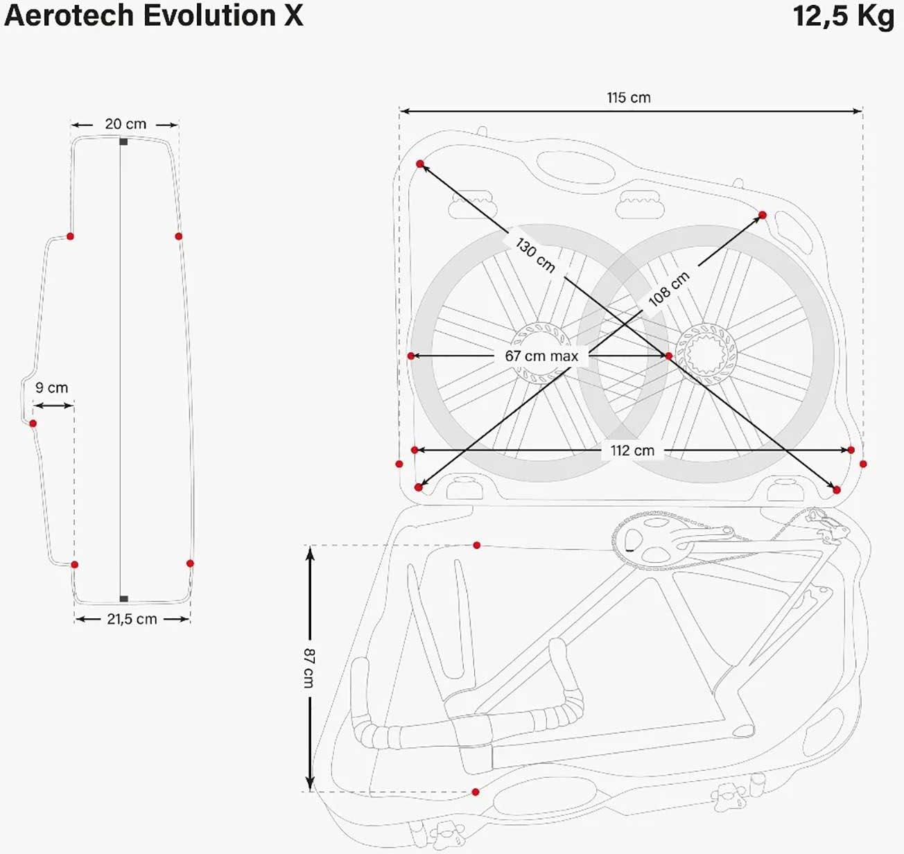 Scicon Aerotech Evolution X TSA Bike Travel Case