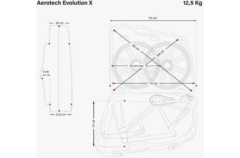 Scicon Aerotech Evolution X TSA Bike Travel Case Scicon Aerotech Evolution X TSA Bike Travel Case