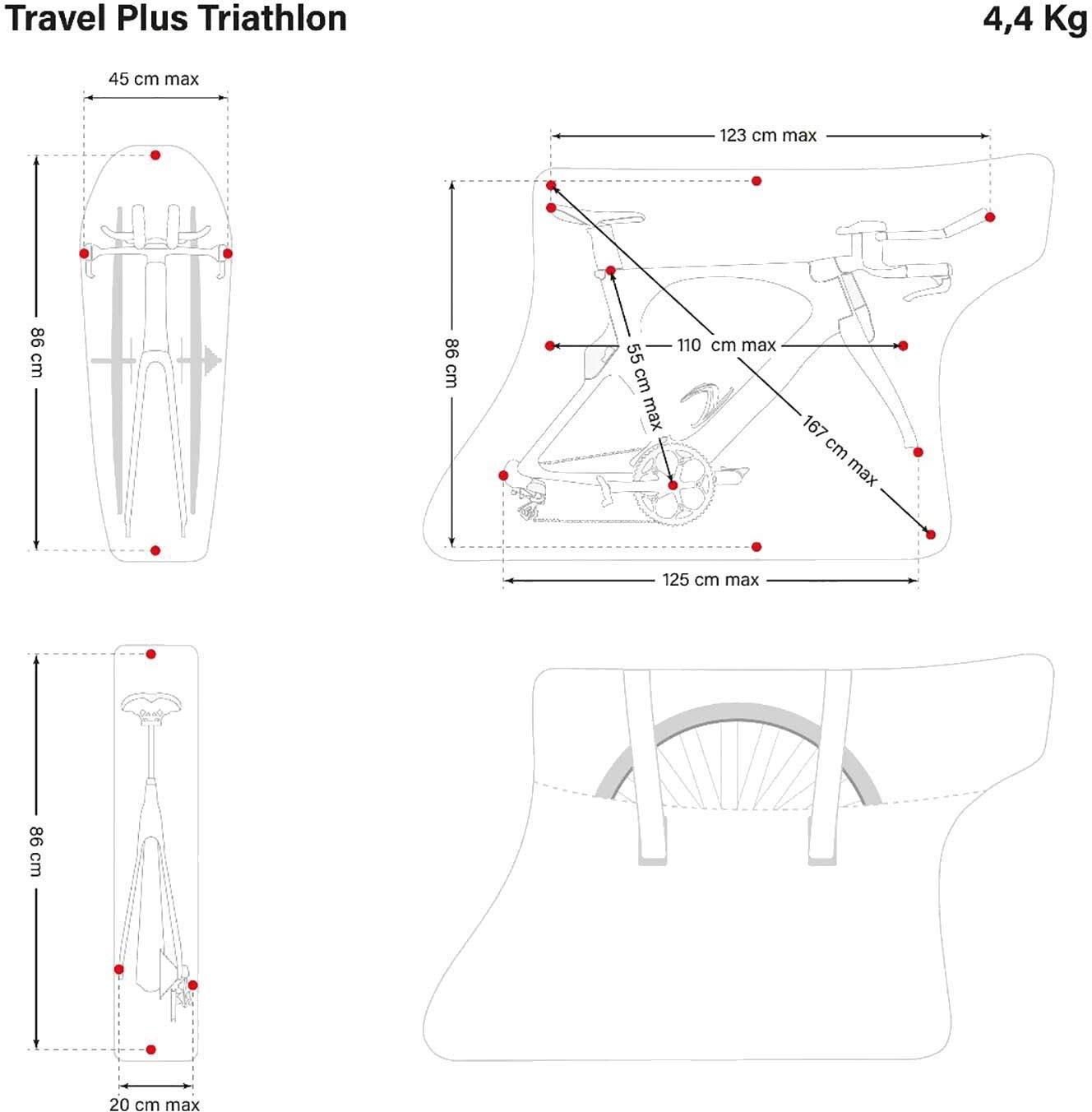 Scicion Soft Bike Bag Travel Plus Triathlon