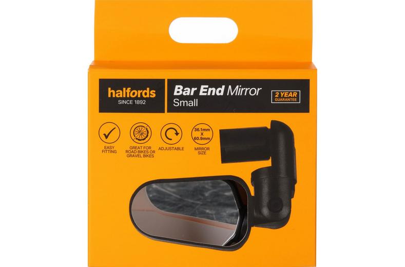Halfords Small Bar End Mirror Halfords Small Bar End Mirror
