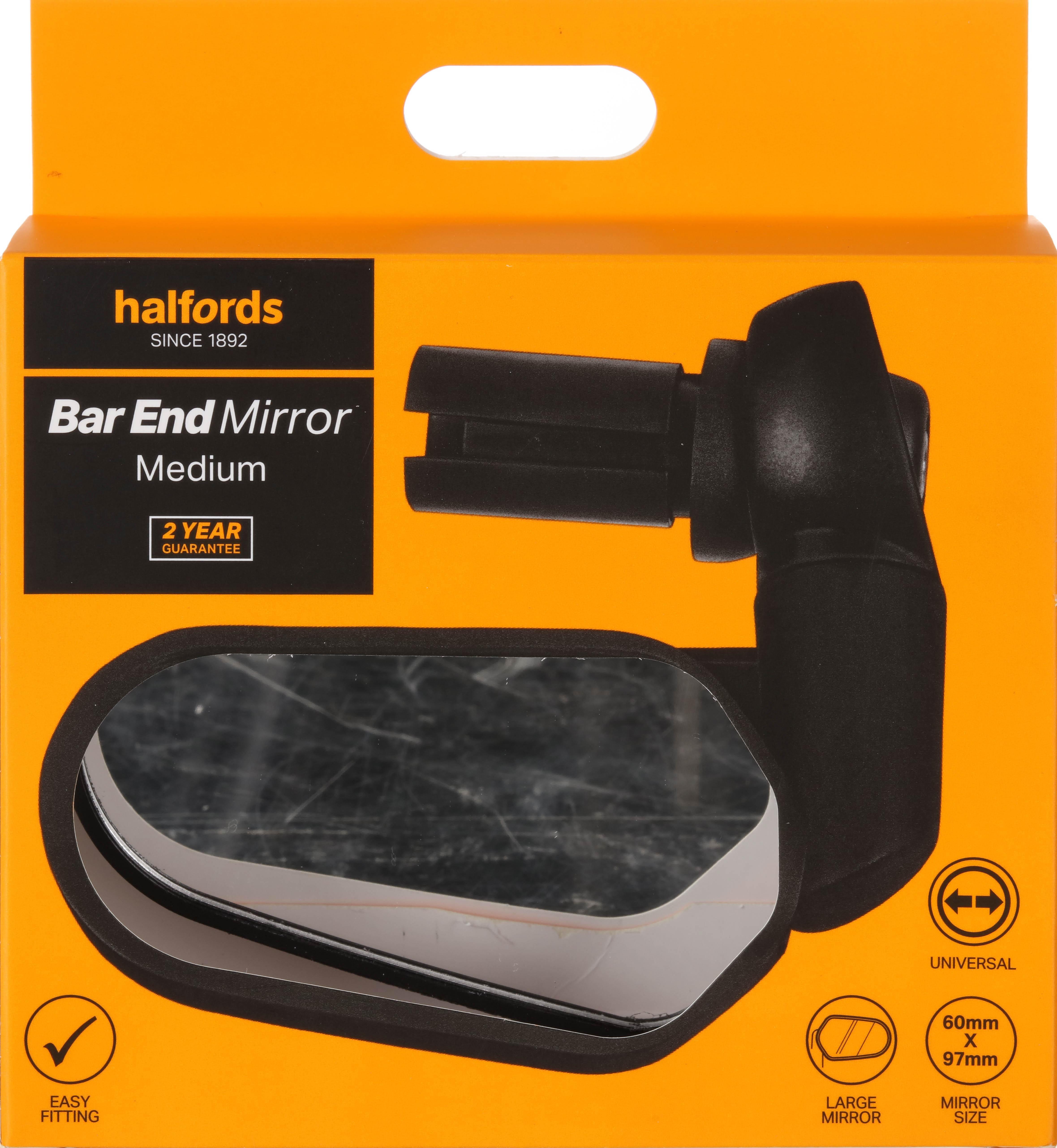 Halfords Medium Bar End Mirror