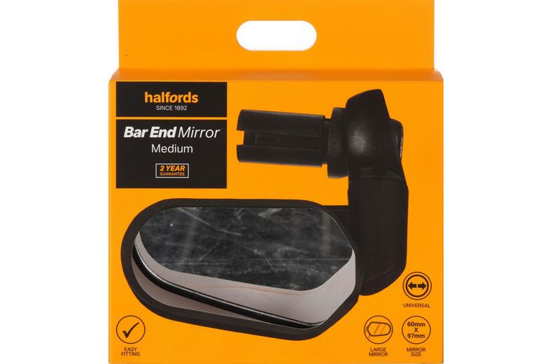 Halfords Medium Bar End Mirror Halfords Medium Bar End Mirror
