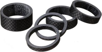 Halfords 1-1/8" Carbon Headset Spacers Halfords 1-1/8" Carbon Headset Spacers