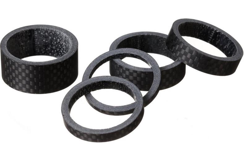Halfords 1-1/8" Carbon Headset Spacers Halfords 1-1/8" Carbon Headset Spacers