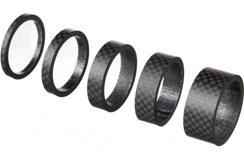 Halfords 1-1/8" Carbon Headset Spacers Halfords 1-1/8" Carbon Headset Spacers