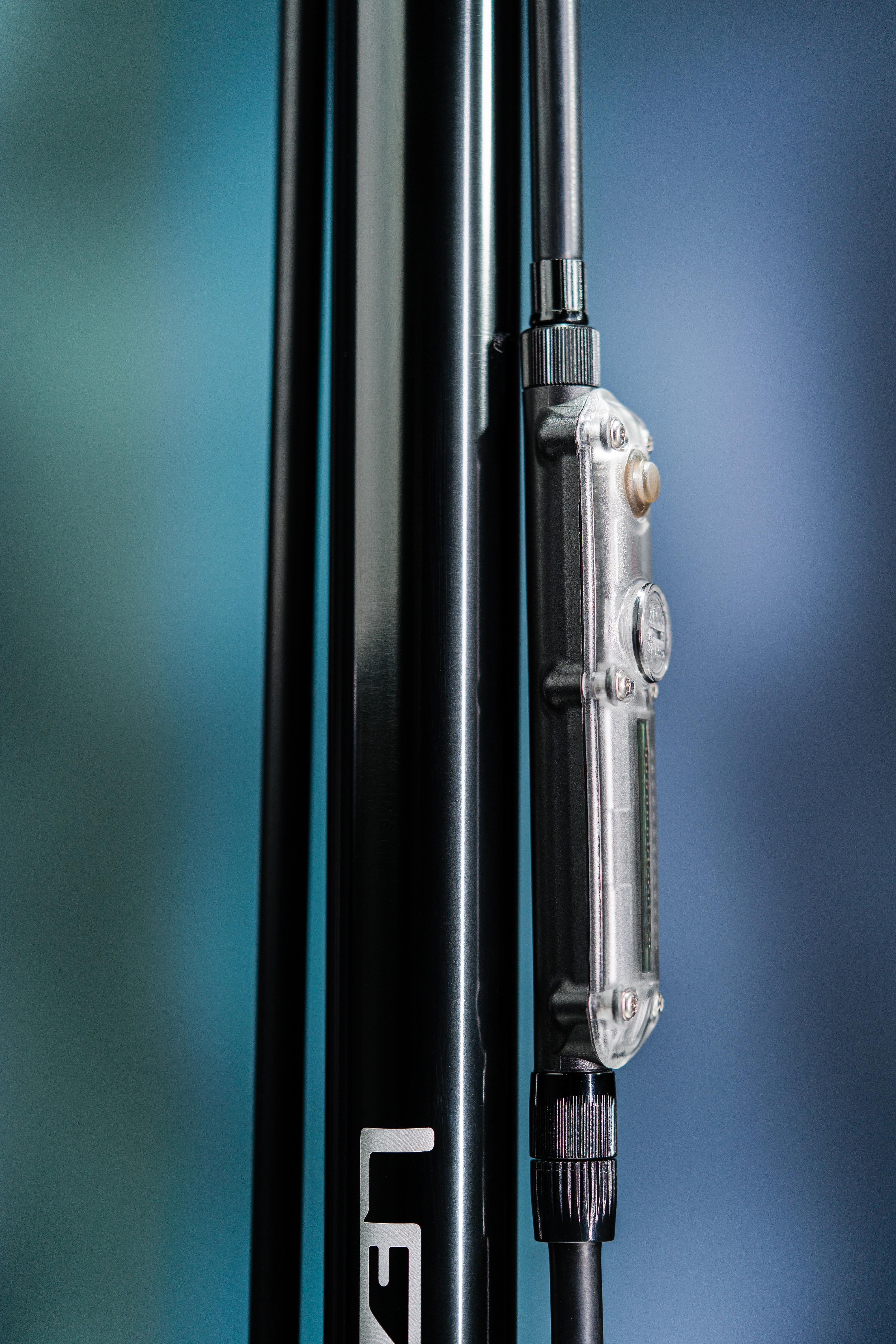 Lezyne Digital Travel Floor Drive Track Pump Black