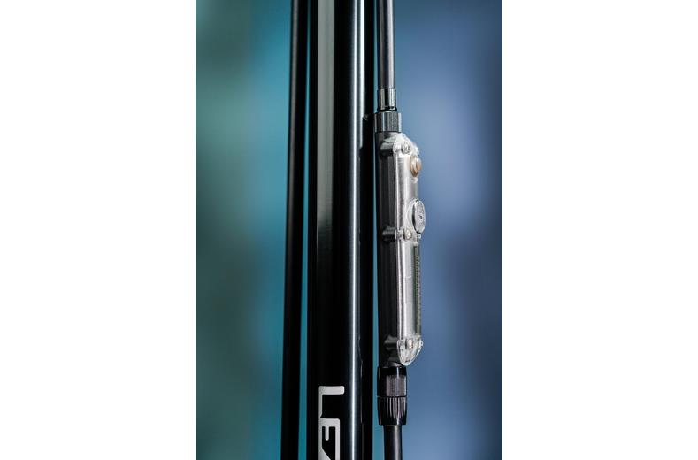 Lezyne Digital Travel Floor Drive Track Pump Black Lezyne Digital Travel Floor Drive Track Pump Black
