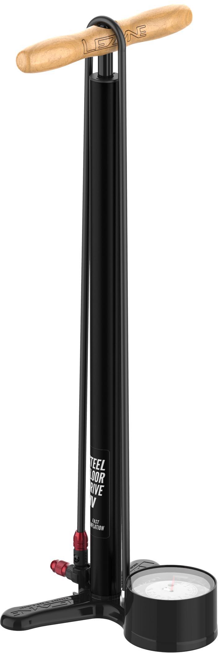 Halfords Lezyne Steel Hv Floor Drive 3.5 Track Pump Black | Extra 8% off for BC Members