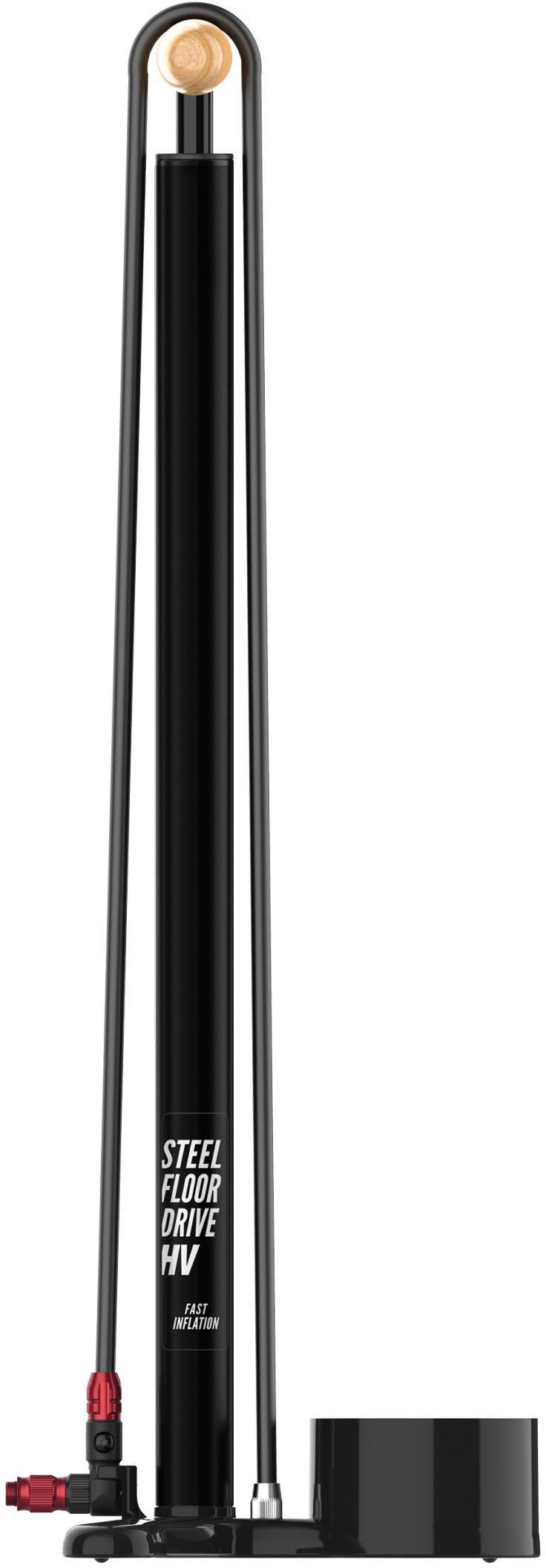 Lezyne Steel HV Floor Drive 3.5 Track Pump Black