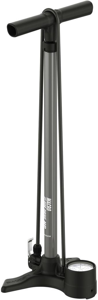 Lezyne Macro Floor Drive Track Pump Dual Valve, Grey