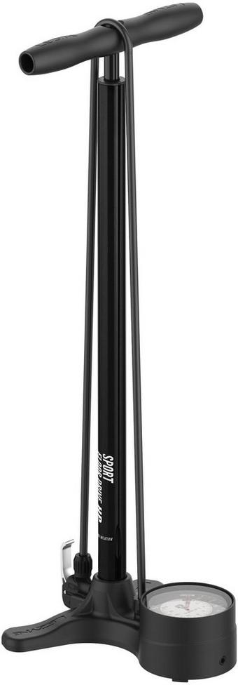 Lezyne Sport Floor Drive 3.5 Track Pump Dual Valve, Black