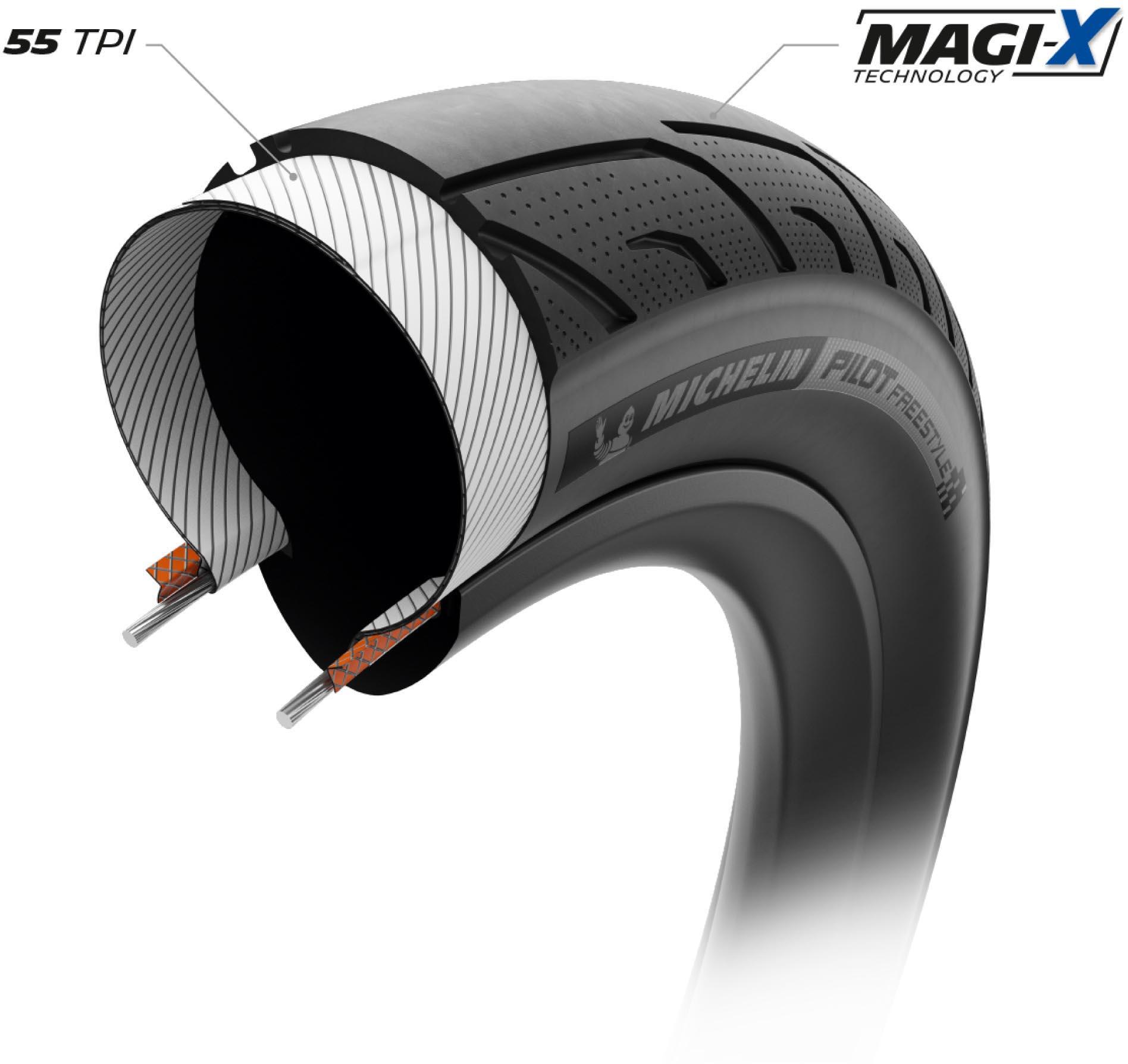 Michelin Pilot Freestyle BMX Tyre, Black 20x2.10"