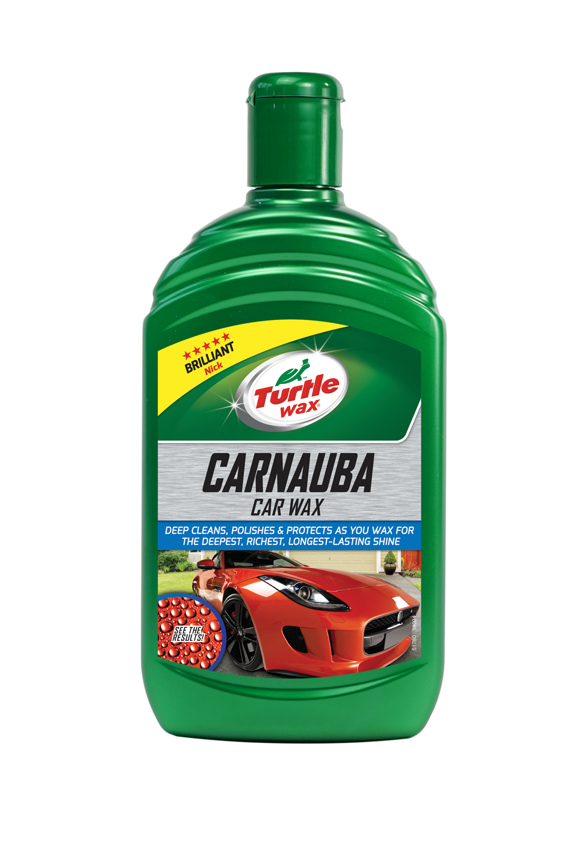Turtle Wax Carnuaba Liquid Car Wax 500ML