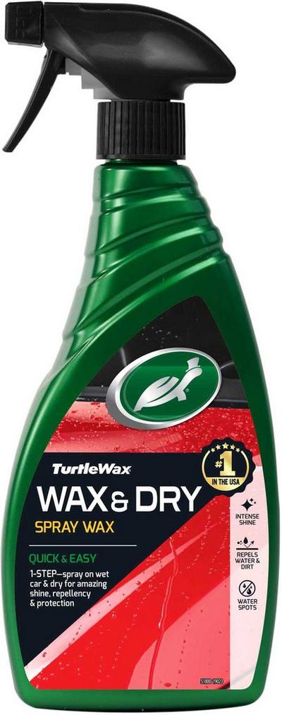 Turtle Wax - Wax & Dry Spray Wax 500ml Turtle Wax - Wax & Dry Spray Wax 500ml
