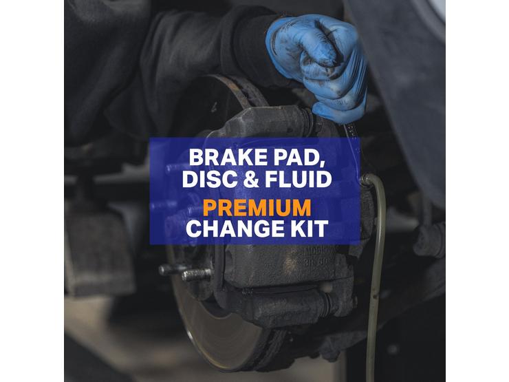 Brake Pad, Disc & Fluid Premium Change Kit