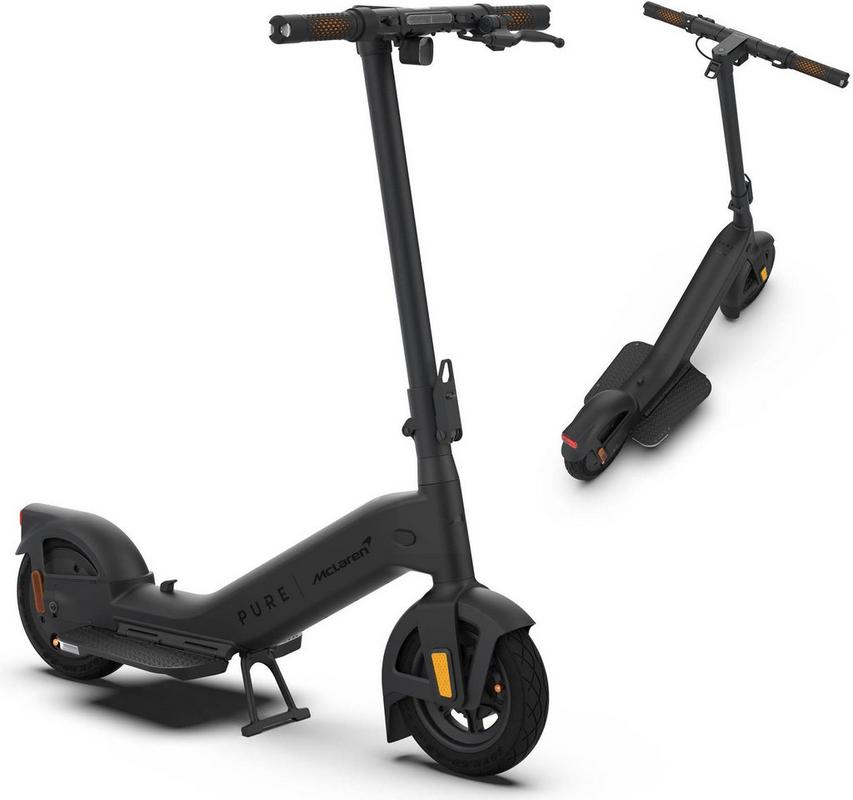 Halfords Pure Electric Pure X Mclaren Special Edition Electric Scooter, Black | Extra 8% off for BC Members