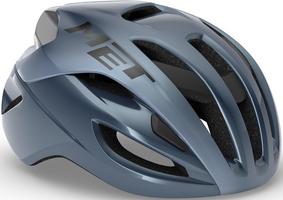Halfords MET Met Rivale Mips Helmet, Navy Silver, Small | Extra 8% off for BC Members