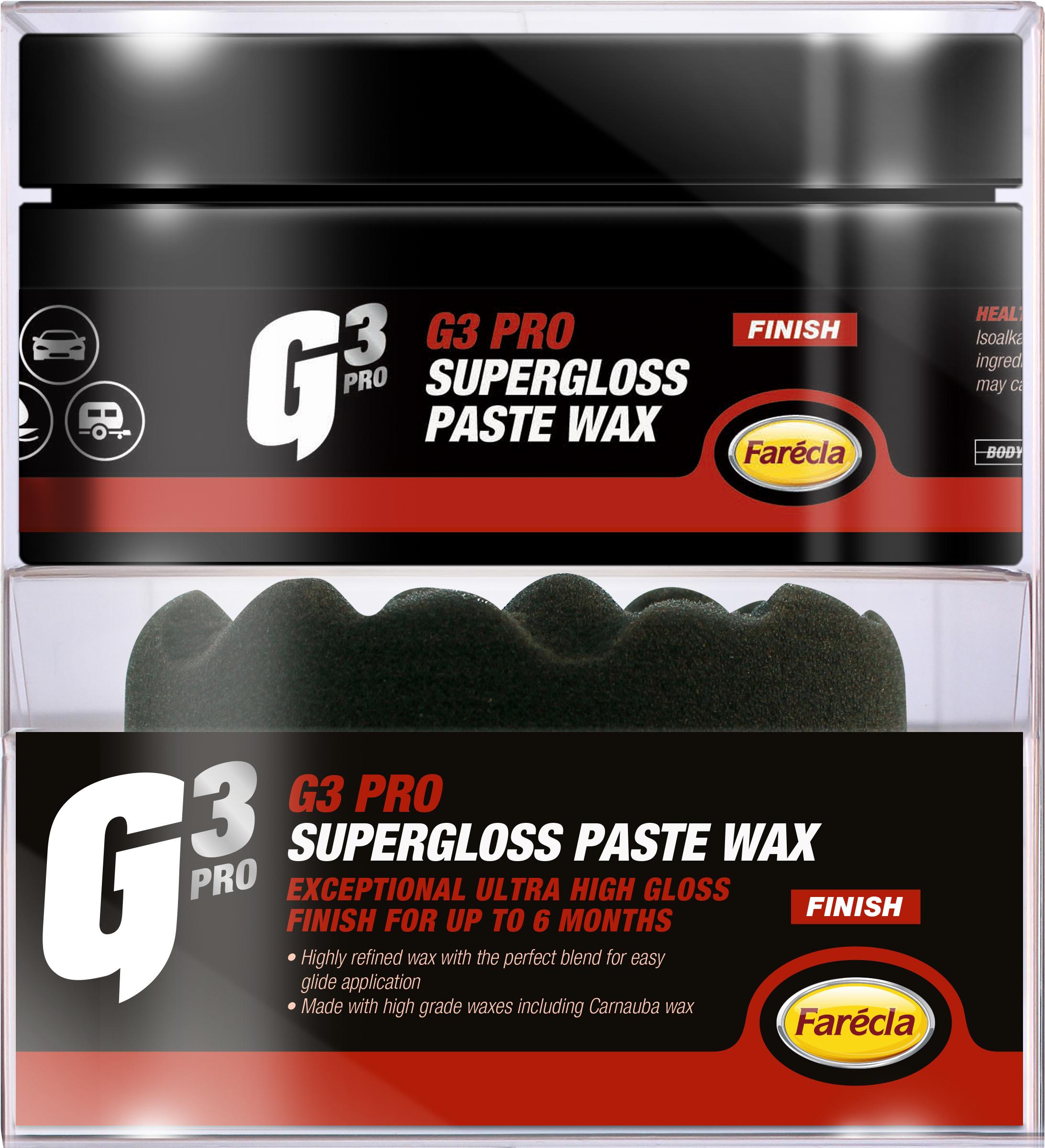 Farecla G3 Pro Supergloss Paste Wax 200G