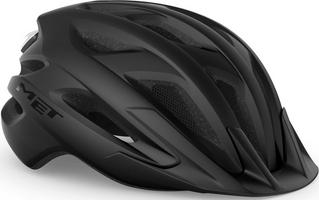 Halfords MET Met Crossover Helmet, Black Matt, 60-64 | Extra 8% off for BC Members