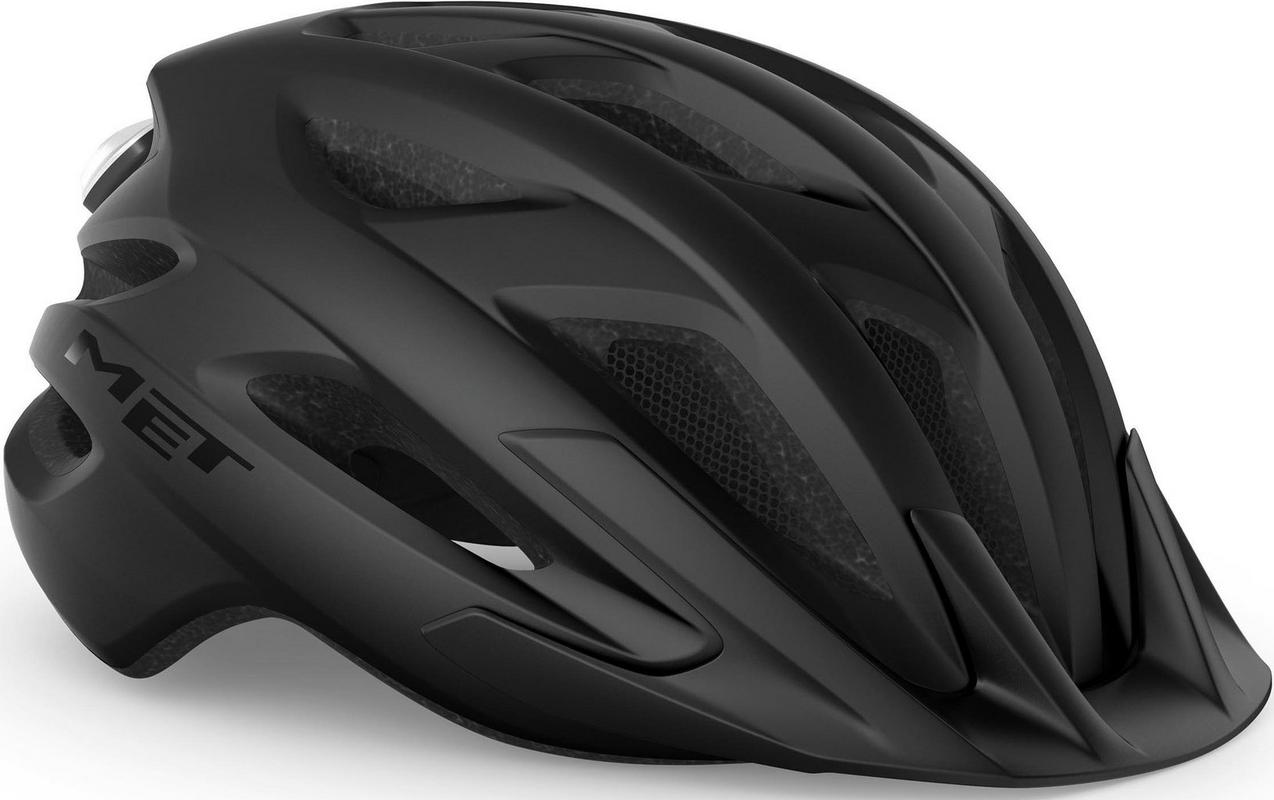 Halfords MET Crossover Helmet, Black Matt, 60-64 | Extra 8% off for BC Members