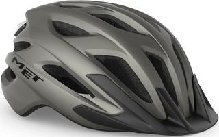 Halfords MET Met Crossover Helmet Titanium Matt 52-59 | Extra 8% off for BC Members