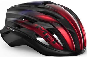 Halfords MET Met Trenta Carbon Helmet, Mips Red 52-56 | Extra 8% off for BC Members