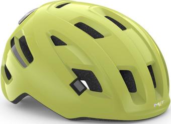MET E-Mob Helmet, MIPS, Lime, 58-61cm