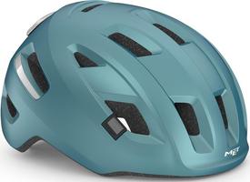 Halfords MET Met E-Mob Helmet, Mips, Teal, 56-58Cm | Extra 8% off for BC Members
