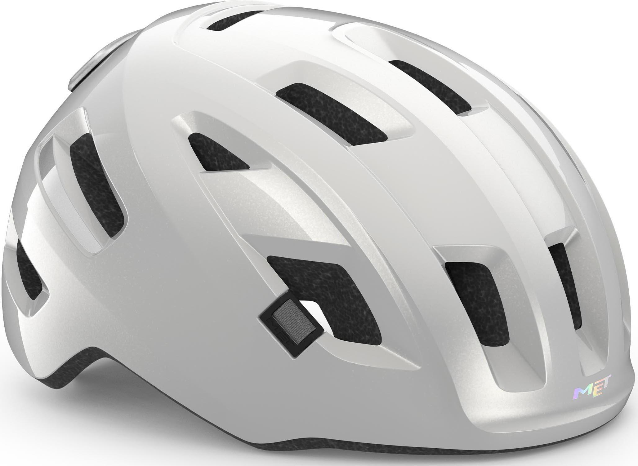 Halfords MET E-Mob Helmet, MIPS, White, 58-61cm | Pricematch, Extra 8% off for BC Members, Free Bike Health Check, Cycle2Work Scheme & 0% APR Finance.