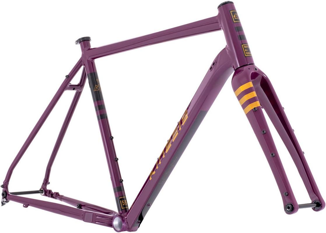 Halfords Kinesis Tripster At Gravel Frameset, Dark Plum 60Cm | Extra 8% off for BC Members