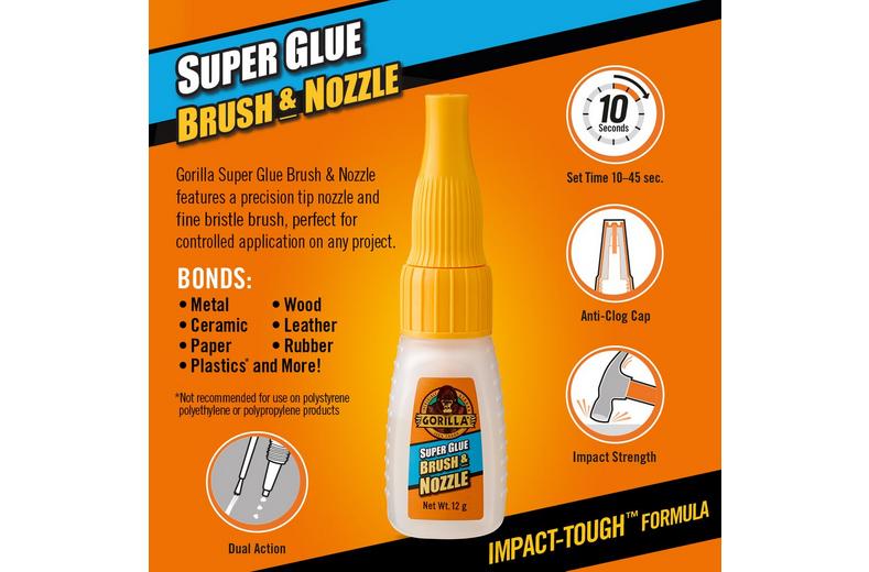 Gorilla Brush And Nozzle Superglue Gorilla Brush And Nozzle Superglue