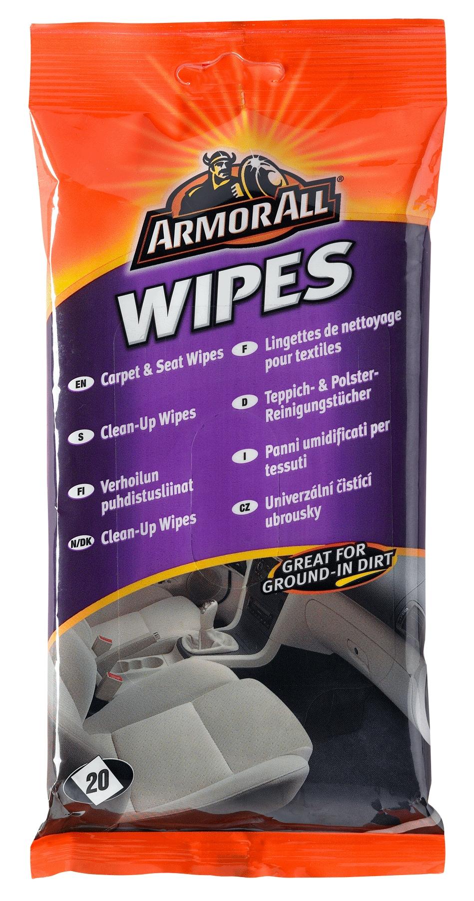 Armor All Carpet & Seat Wipes X 20