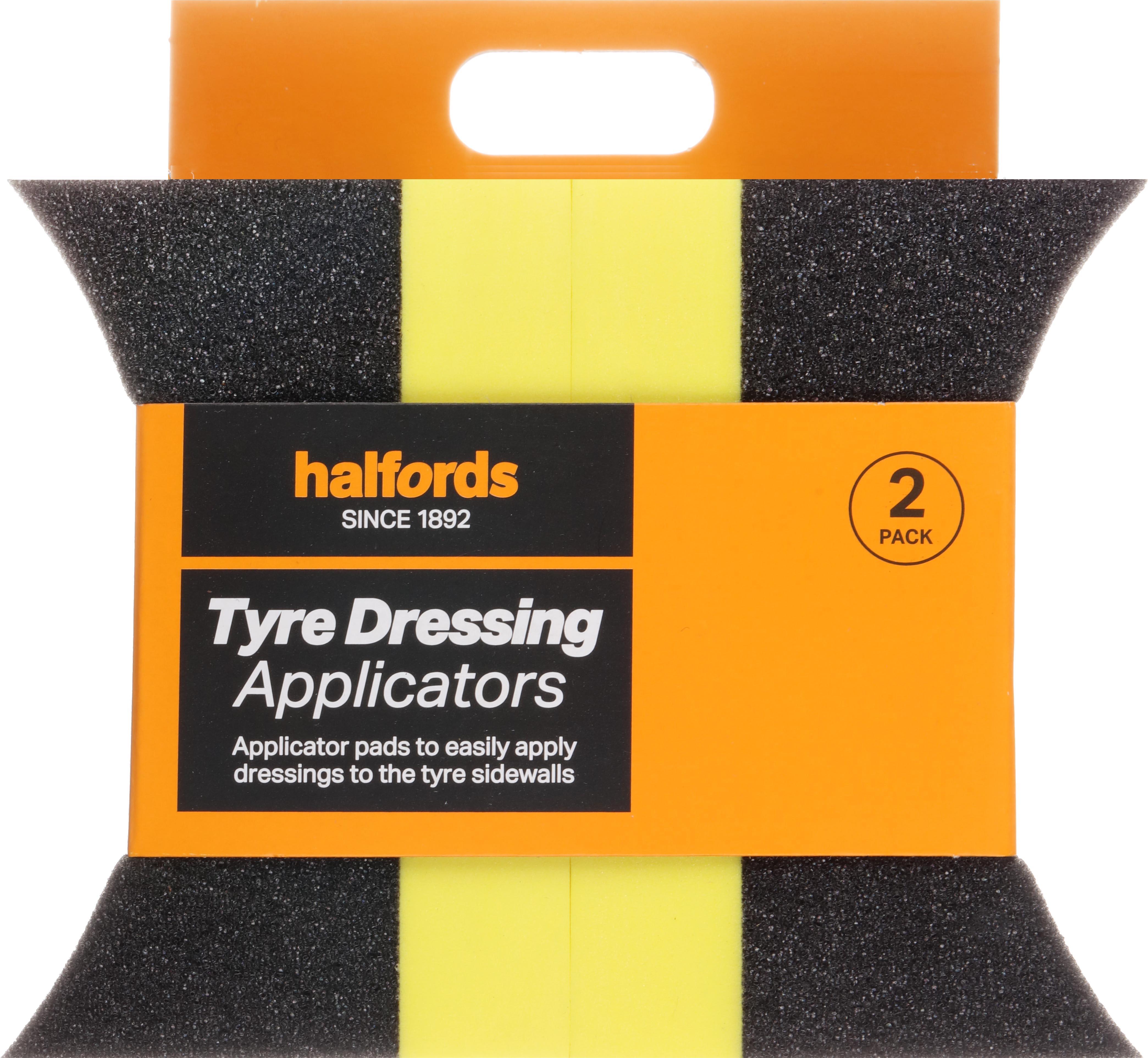 Halfords Tyre Dressing Applicator (2Pk)