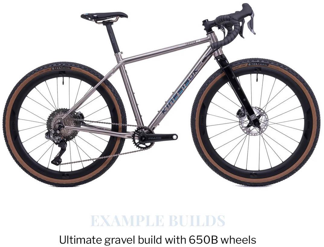 Kinesis Tripster ATR Titanium Gravel Frameset, 58cm
