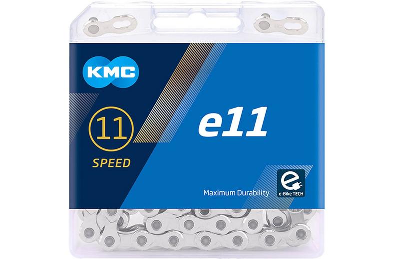 KMC E11 E-bike 11 Speed Chain, Silver, 122L KMC E11 E-bike 11 Speed Chain, Silver, 122L