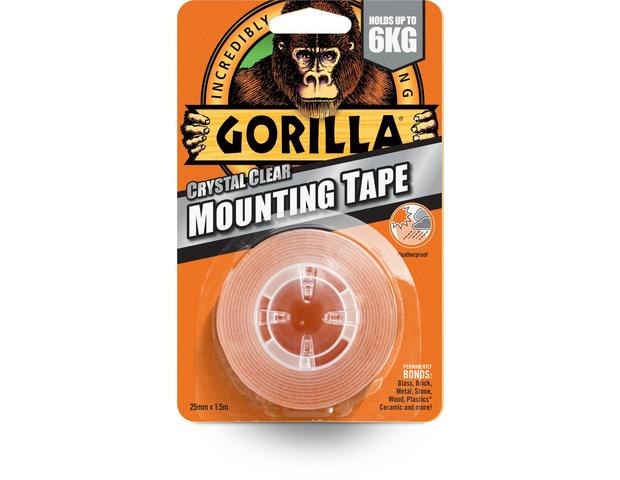 Heavy-Duty Mounting Tape, Double-Sided, 1/2 x 80-In.
