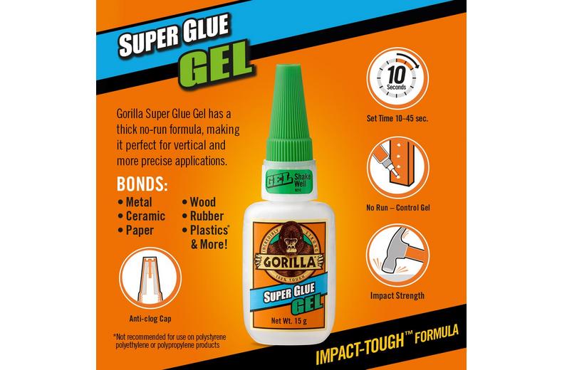 Gorilla Super Glue Gel 15g Gorilla Super Glue Gel 15g