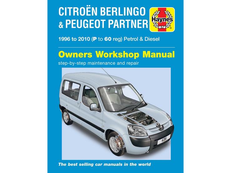 Haynes Citroen Berlingo & Peugeot Partner (96 to 10) Manual