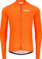 Halfords Keada Sports Men's Essential Long Sleeved Cycling Jersey, Orange - Large | Extra 8% off for BC Members