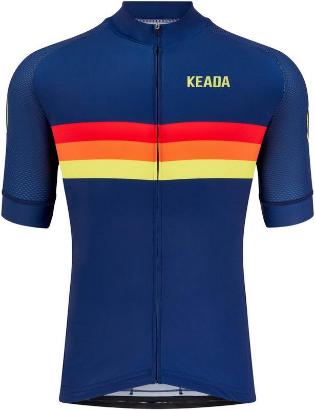 Halfords Keada Sports Men's Sunrise Short Sleeve Cycling Jersey - Large | Extra 8% off for BC Members