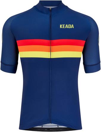 Keada Sports Men's Sunrise Short Sleeve Cycling Jersey - XL